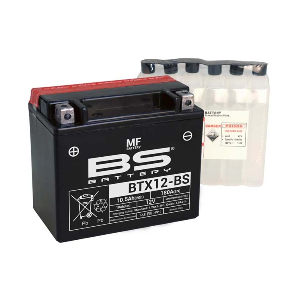BTX12-BS MOTOSİKLET AKÜSÜ