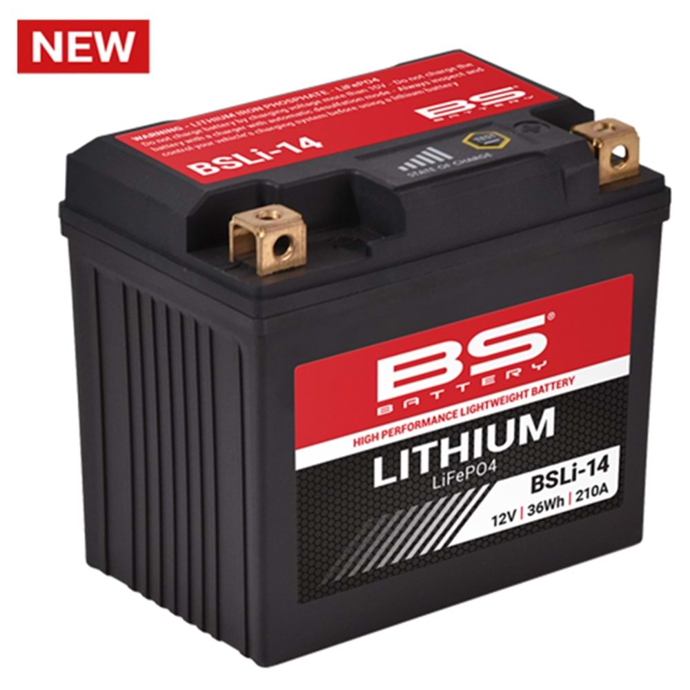 BSLI-14 LİTHİUM-ION BATTERY (HONDA AFRİCA TWİN ORJİNAL ÖLÇÜ)