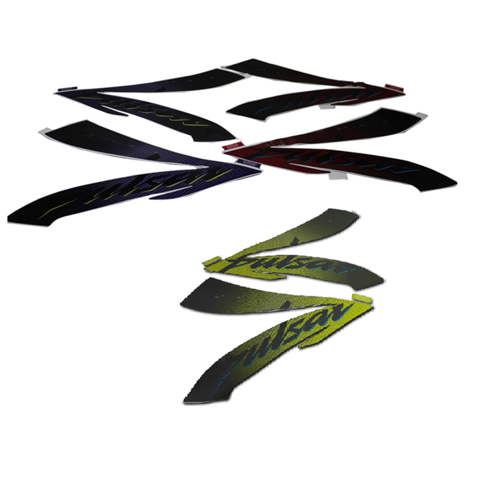 YAKIT DEPO DEKORATİF KAPAK ETİKETİ TAKIM RENK:KIRMIZI PULSAR N 125 BAJAJ