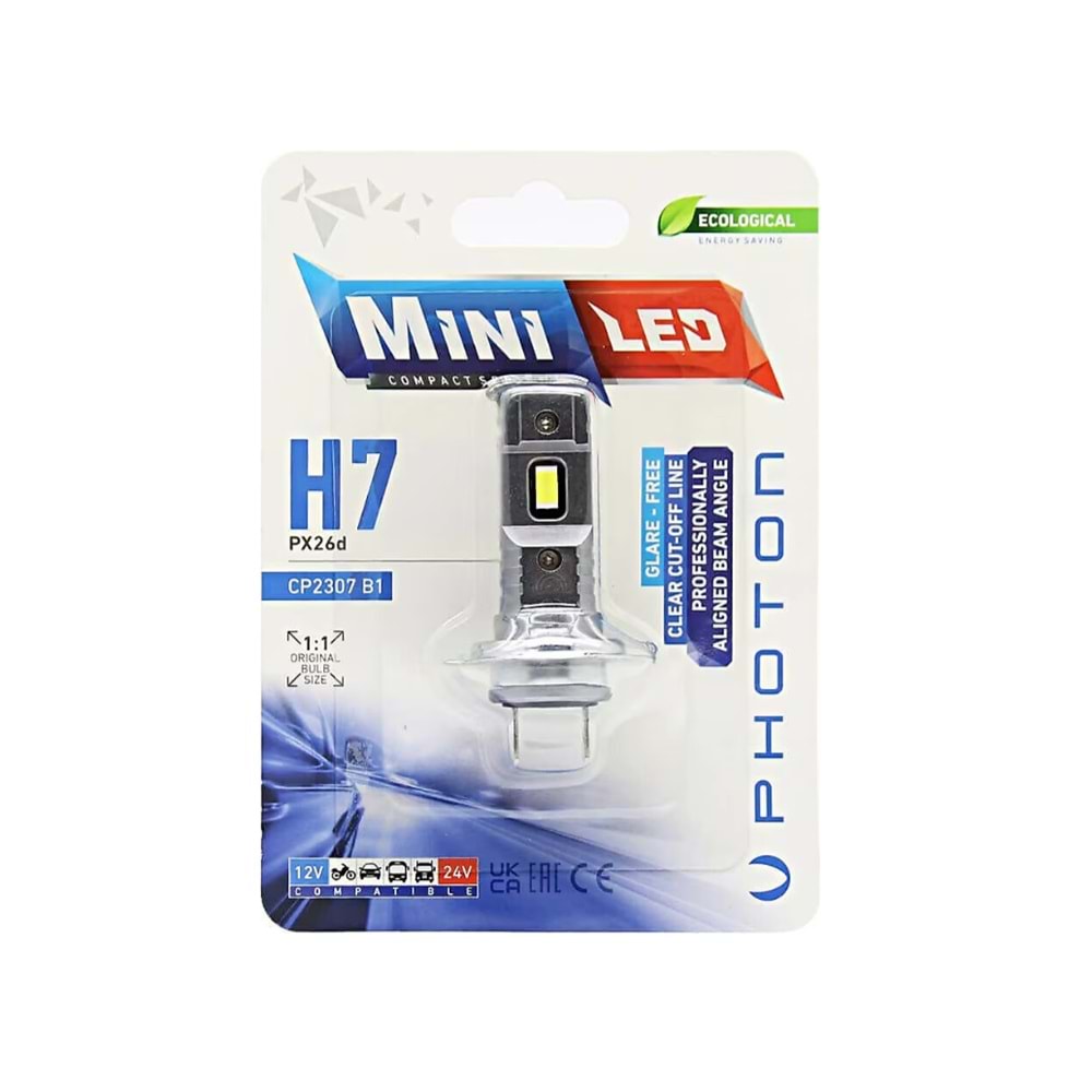 PHOTON MİNİ H7 12-24 V COMPACT LED OTO AMPUL CP2307