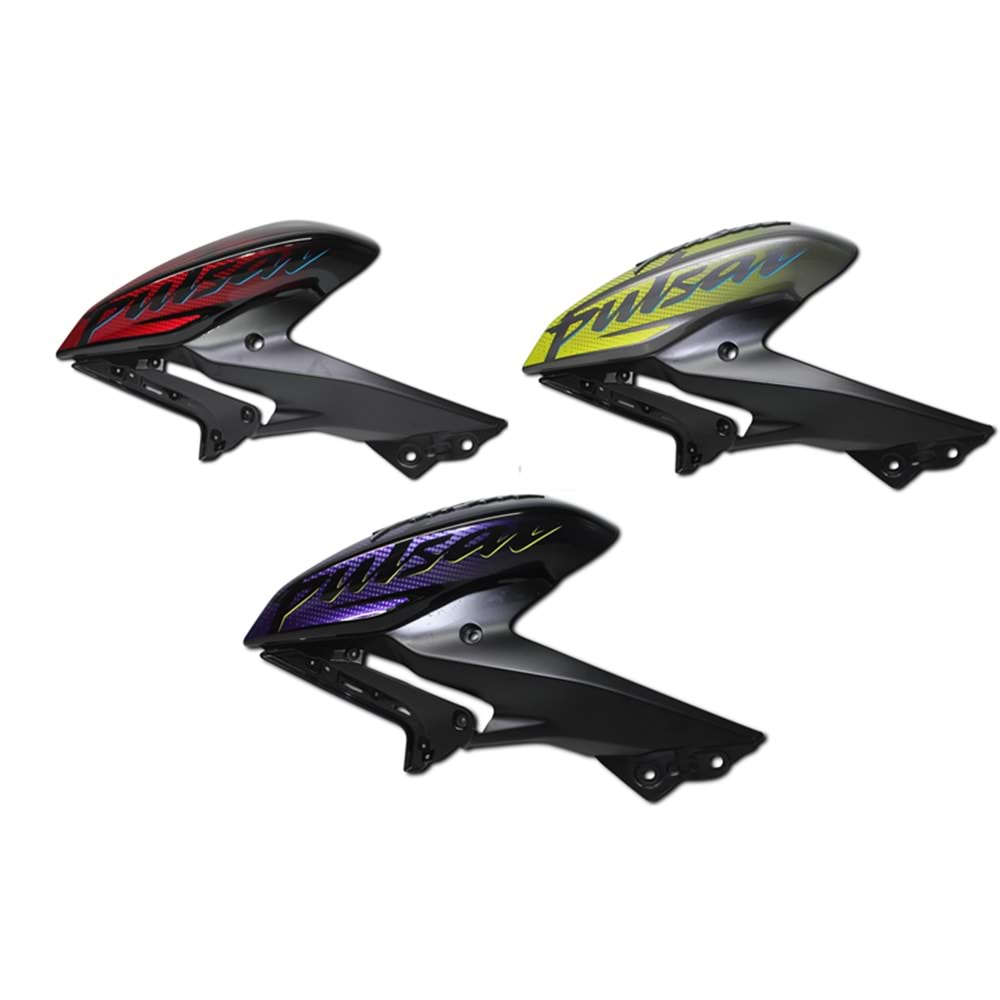 YAKIT DEPO DEKORATİF KAPAK SOL RENK KIRMIZI PULSAR N125 BAJAJ