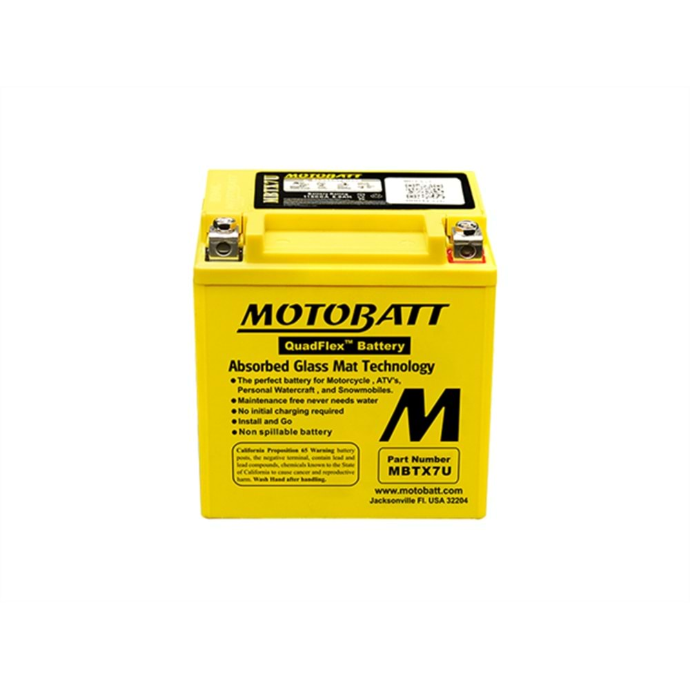 MOTOBATT QUADFLEX 2 KUTUP 8 Ah 130 CCA (MBTX7U) AKÜ