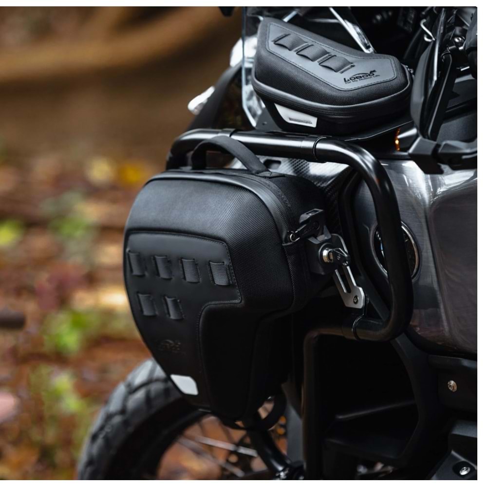 LOBOO KORUMA DEMİRİ ÇANTASI (5LT ÇİFT) BMW R1300 ADV HIRSIZLIĞA KARŞI KORUMALI