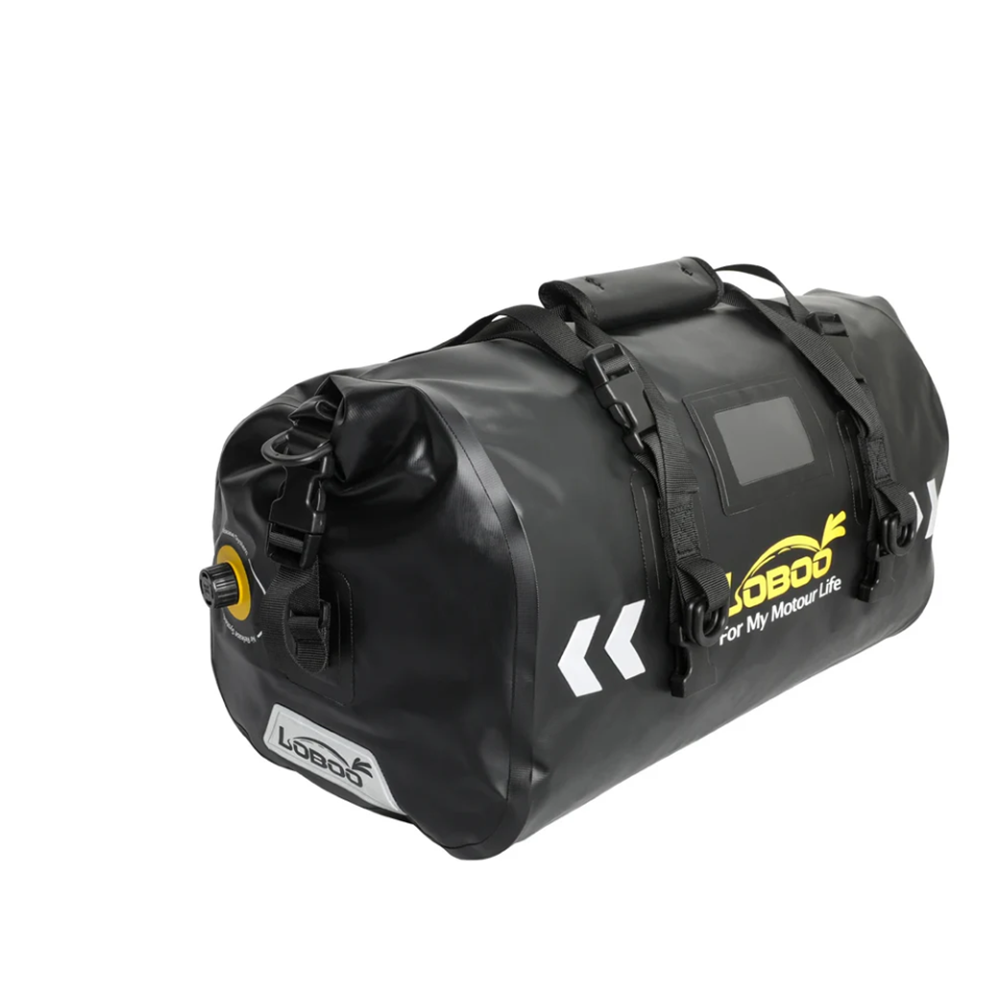 LOBOO CLASSIC SU GEÇİRMEZ PVC KUYRUK ÇANTASI 40LT - SİYAH