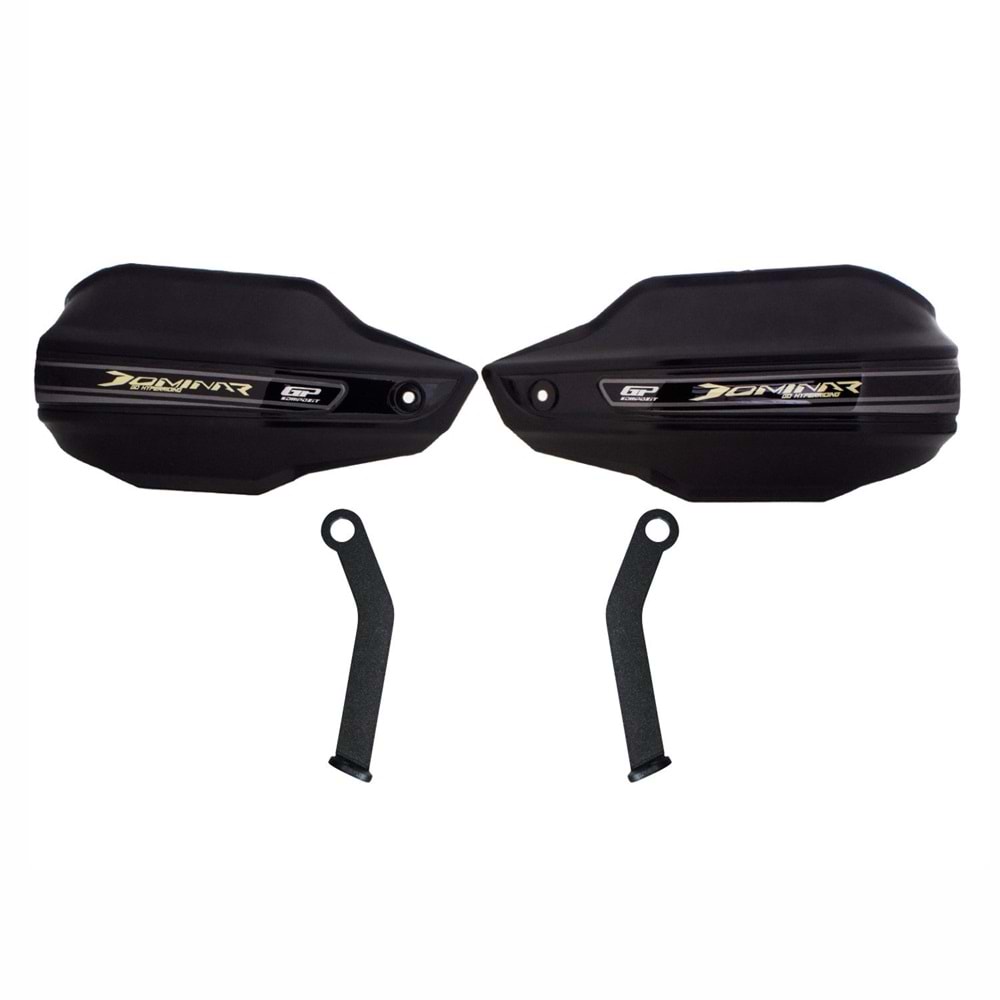 GP KOMPOZİT BAJAJ DOMİNAR 250 / 400 2017-2026 UYUMLU PLASTİK ELCİK KORUMA SİYAH