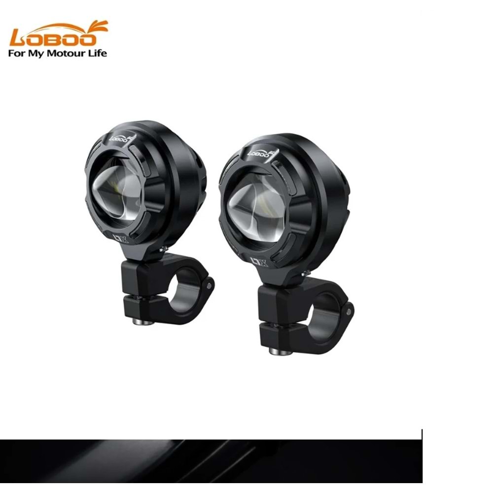 LOBOO L7X UZUN VE KISA SİS FARI LED 12.000 LÜMEN - ÇİFT RENK