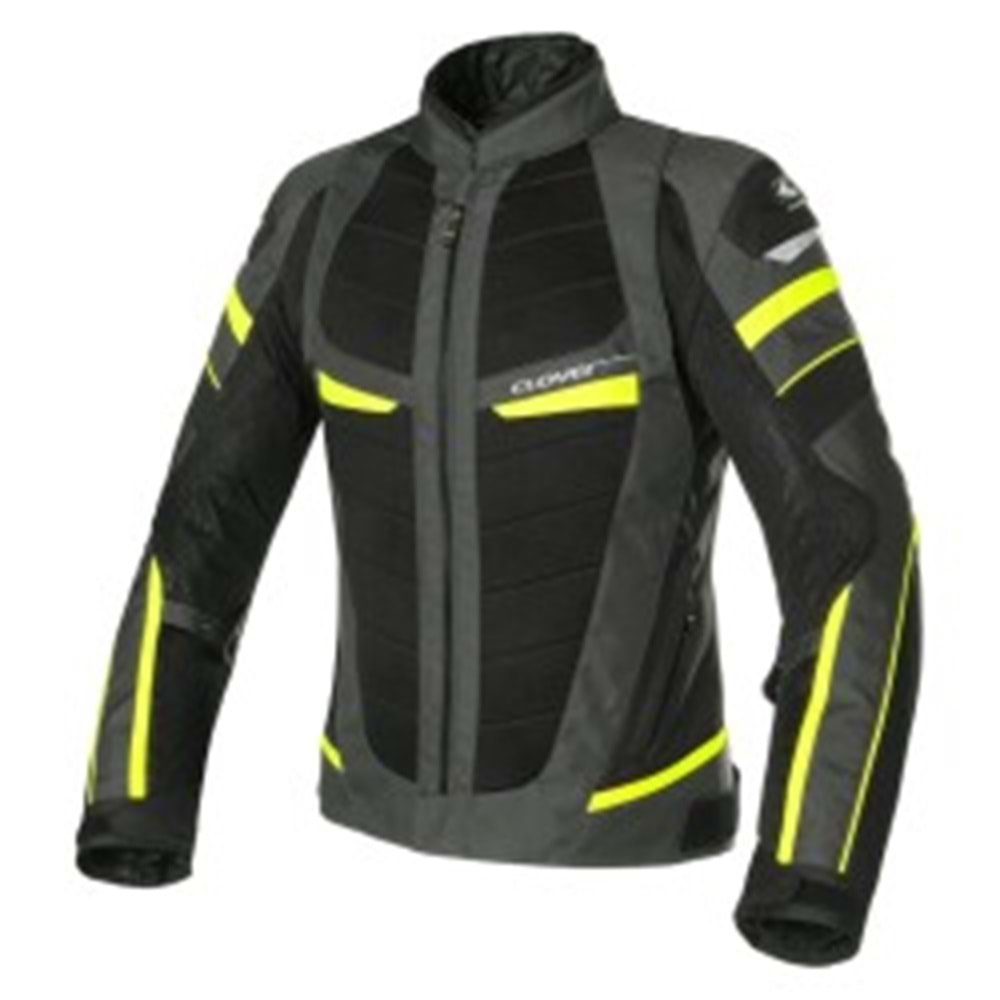 Clover RainJet-2 WP Korumalı Motosiklet Montu KOYU GRİ