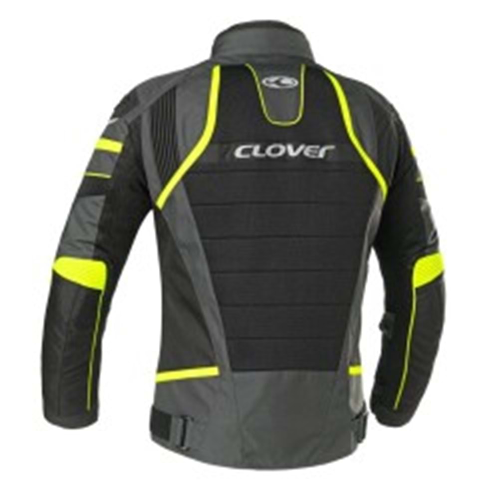 Clover RainJet-2 WP Korumalı Motosiklet Montu KOYU GRİ