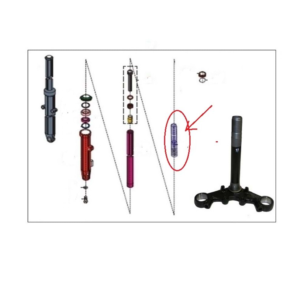 AMORTİSÖR YAYI ÖN İÇ DISCOVER 125ST/150S/150F BAJAJ