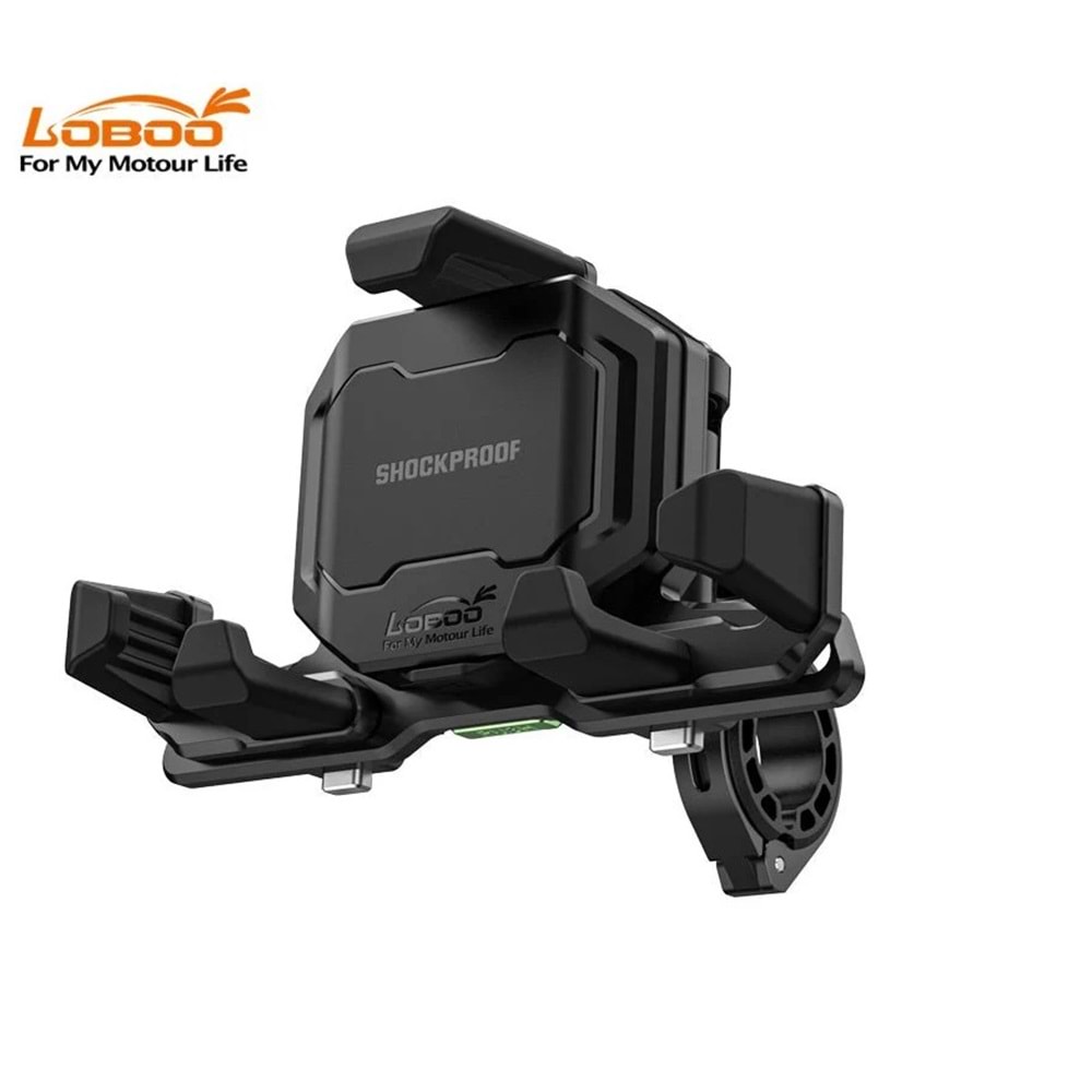 LOBOO PH06 TİTREŞİM MODÜLLÜ TELEFON TUTUCU15W KABLOSUZ ŞARJ