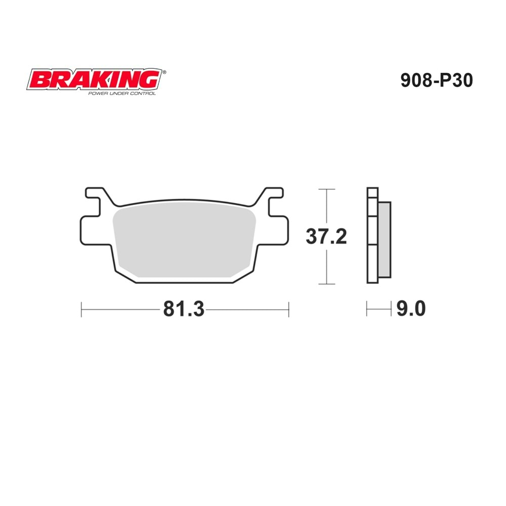 HONDA FORZA 250 - KANUNİ SEHA 150 ARKA SİNTERLİ FREN BALATASI