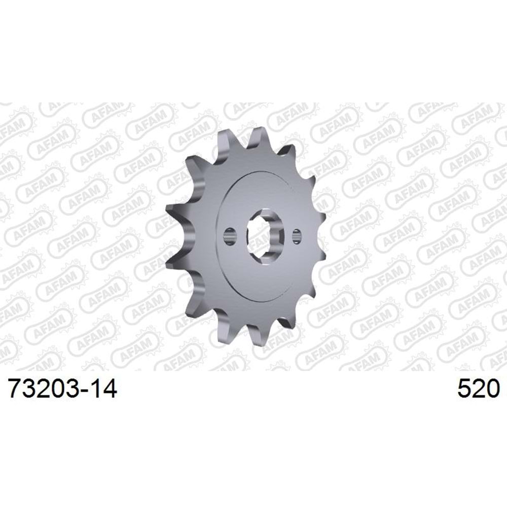 KTM DUKE125/RC125, DUKE200/RC200 ÇELİK ÖN DİŞLİ #520