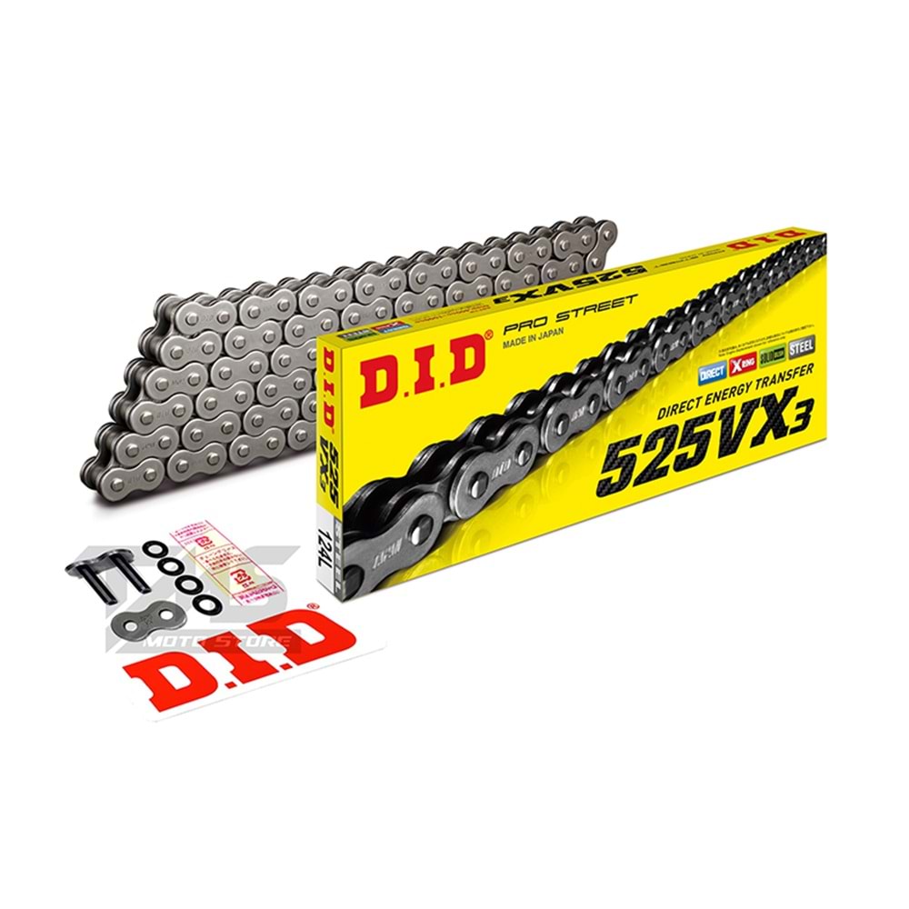 AFRİCA TWİN CRF1000-1100 DID X-RİNG 525 - 124 XRİNG ZİNCİR