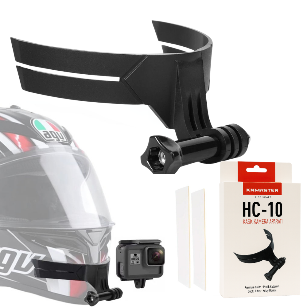 KNMASTER HC-10 Motosiklet Kask Çene Aksiyon Kamera Tutucu