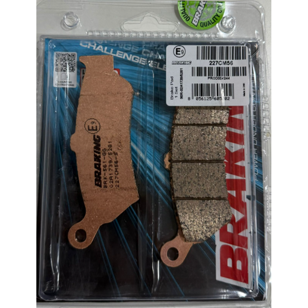 BMW R1300 GS (2023-2025) SİNTERLİ ARKA FREN BALATASI BRAKING 226CM55