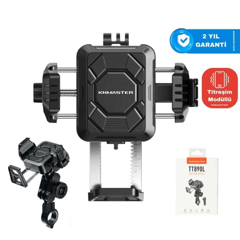 Knmaster TT-890LTitreşimÖnleyicili Motosiklet Telefon Tutucu
