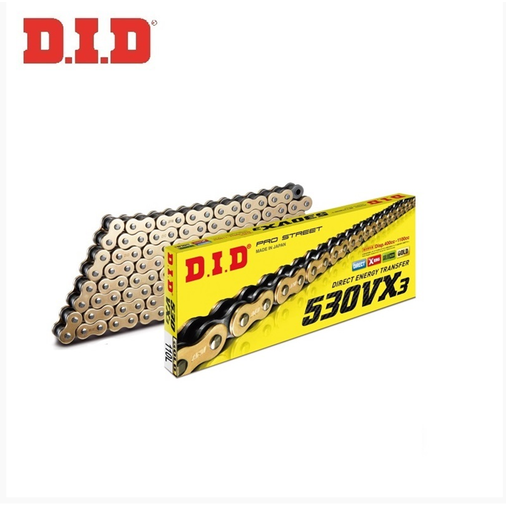 D.I.D 530 GOLD ZİNCİR 128 BAKLA