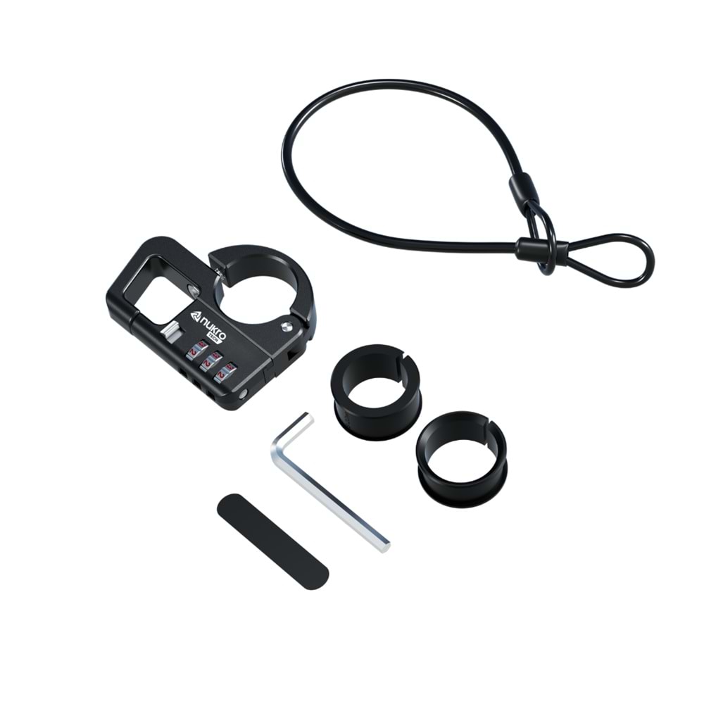 Nukrotech CBK-4 Şifreli Motosiklet Kask Kilidi