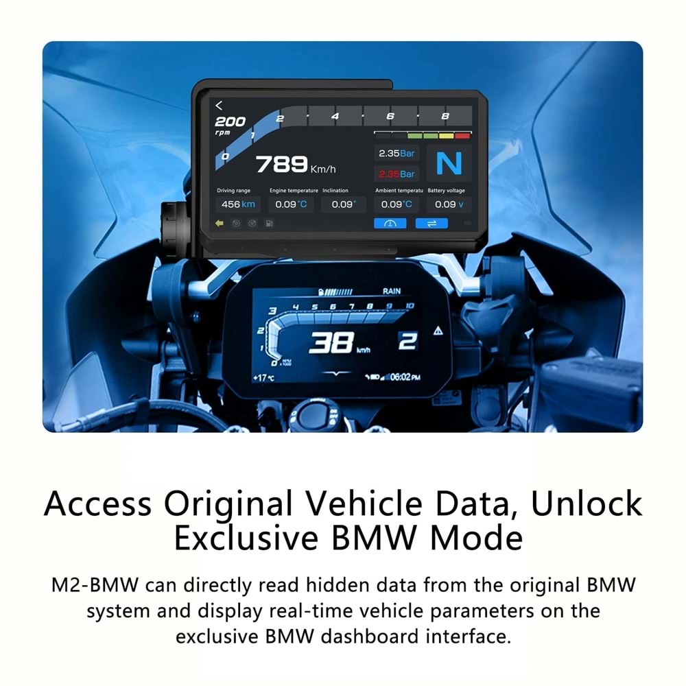 ALİENRİDER M2-BMW 6.2 AKILLI SÜRÜŞ EKRANI CARPLAY/ ANDROİD AUTO Ekran koruyucu hediyeli