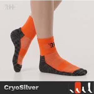 Cryo Silver +Havlu Taban Kısa Çorap Turuncu/Siyah (Erkek)