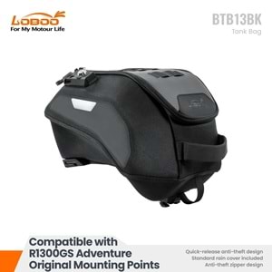 LOBOO R1300 GS ADV ORJİNAL ÜST DEPO ÇANTASI KİLİTLİ