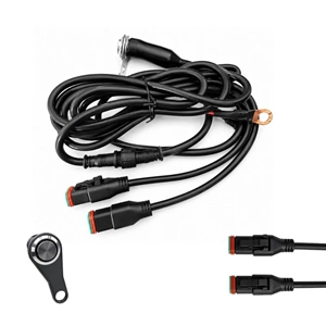 KNMASTER ED100 Sis Farı Kablo Tesisatı ve Aç/Kapat Düğmesi | Plug & Play Bağlantı