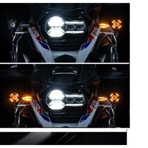 LOBOO L7X UZUN VE KISA SİS FARI LED 12.000 LÜMEN - ÇİFT RENK