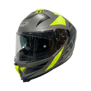 SWAY FS-865 ST MOTOSİKLET KASKI - TİTANİUM YELLOW - XXL