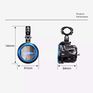 NUKROTECH FUTURE EYES PL40 MOTOSİKLET SİS FARI 180W