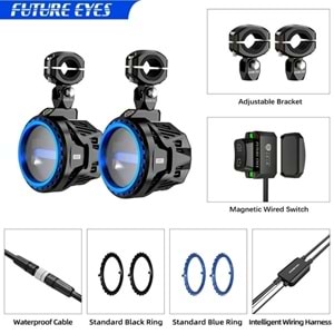 NUKROTECH FUTURE EYES PL40 MOTOSİKLET SİS FARI 180W