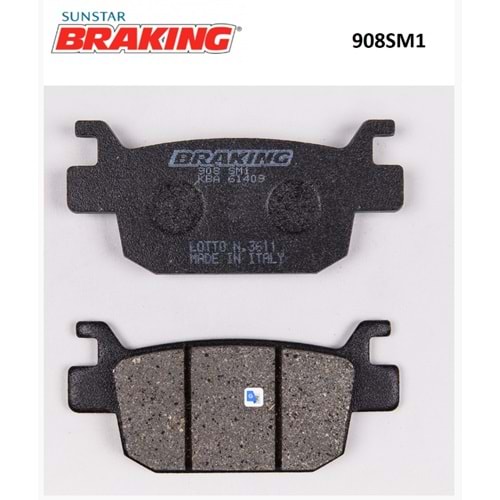 HONDA SH125/SH150/SH300 KARBON SERAMİK ARKA FREN BALATASI BREMBO