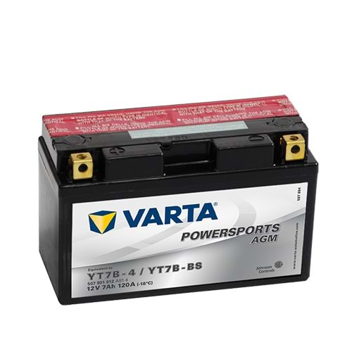 VARTA YT7B-BS (YT7B-4) MOTORSİKLET AKÜSÜ