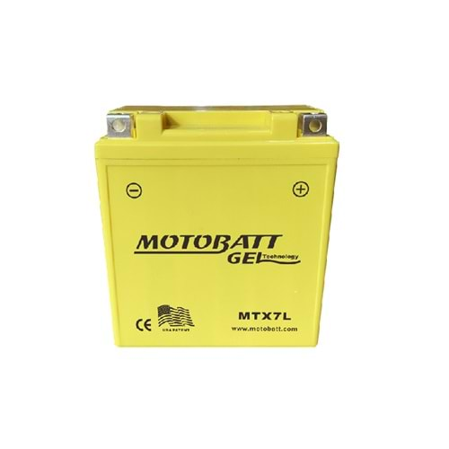 MOTOBATT JEL 2 KUTUP 7 Ah 120 CCA (MTX7L) AKÜ