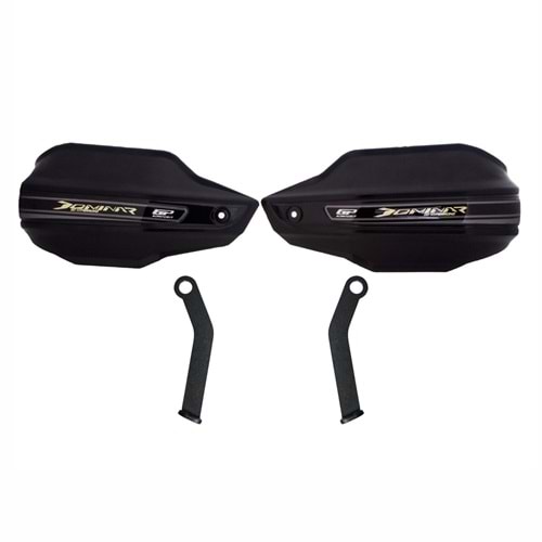 GP KOMPOZİT BAJAJ DOMİNAR 250 / 400 2017-2026 UYUMLU PLASTİK ELCİK KORUMA SİYAH