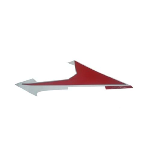 YAKIT DEPO MUHAFAZA ETİKETİ SOL RENK:PARLAK KIRMIZI DOMİNAR D250/BAJAJ