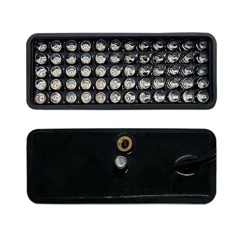 KNMASTER STOP-450 EVRENSEL DİKDÖRTGEN KIRMIZI LEDLİ MOTOSİKLET KEDİGÖZÜ