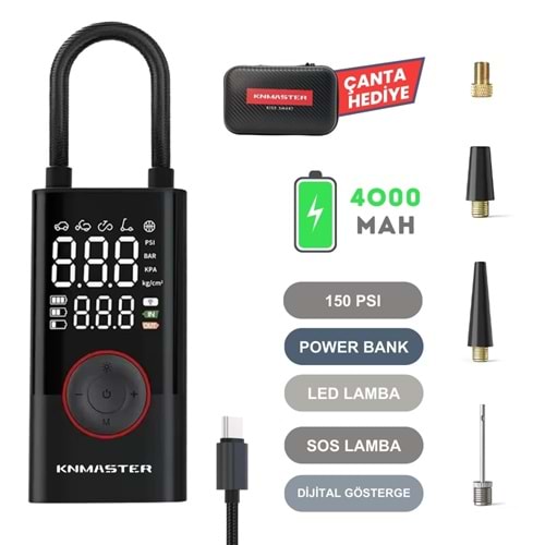 KN MASTER LP200 ŞARJLI HAVA POMPASI