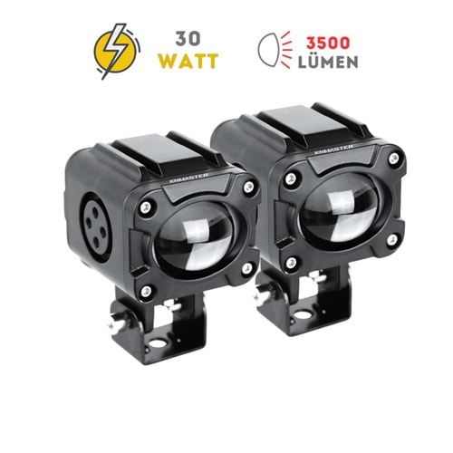 KNMASTER REX 30W MOTOSİKLET LED SİS FARI