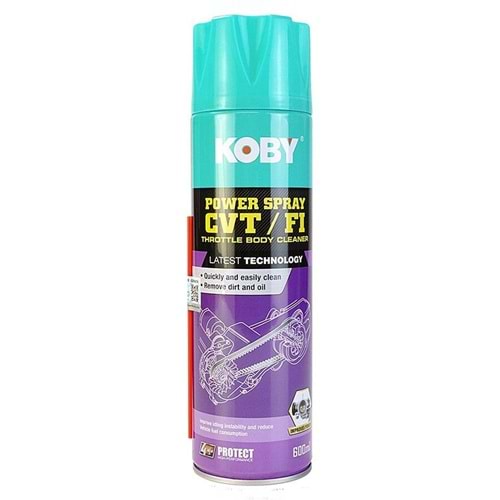 KOBY CVT GAZ KELEBEK TEMİZLEME SPREYİ 600ML