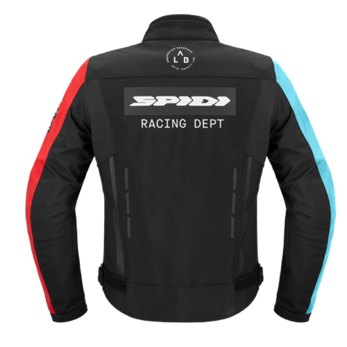 SPIDI MOTOJOY TEKSTİL CEKET SİYAH MAVİ KIRMIZI