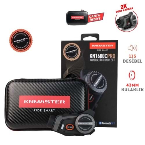 KNMASTER KN1600C PRO BLUETOOTH İNTERKOM SETİ