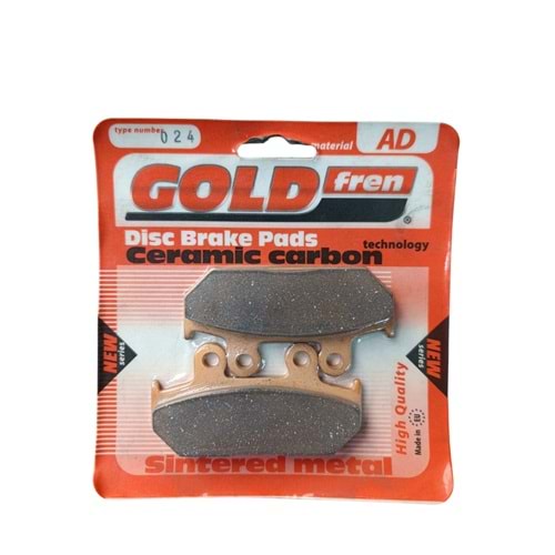 HONDA VT600 / NX 650 / GL 1500 / CB 125 / XL 600 /XRV 650 FREN BALATASI GOLD AD 024