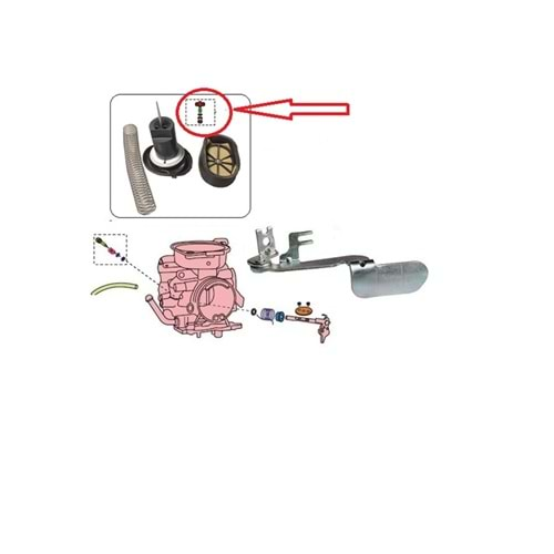 KARBÜRATÖR GAZ PİSTONU ÜST PULSAR NS150/AS150 BAJAJ