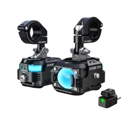 NUKROTECH FUTURE EYES F150 PRO MOTOSİKLET SİS FARI 60W MAVİ ANGEL