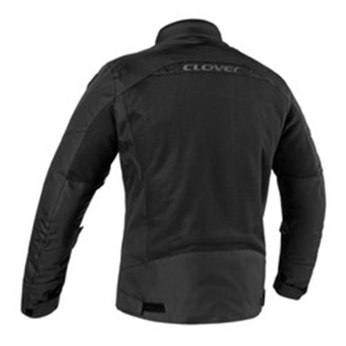 Clover Airtek WP Korumalı Motosiklet Montu Siyah