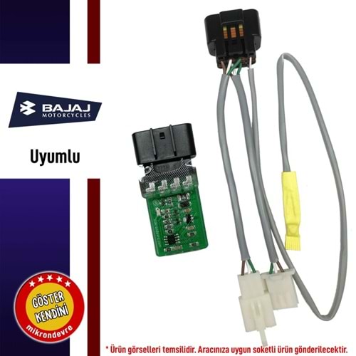 BAJAJ D400/D250/NS200/N250/NS125 UYUMLU 13 MODLU STOP ÇAKAR MODÜLÜ