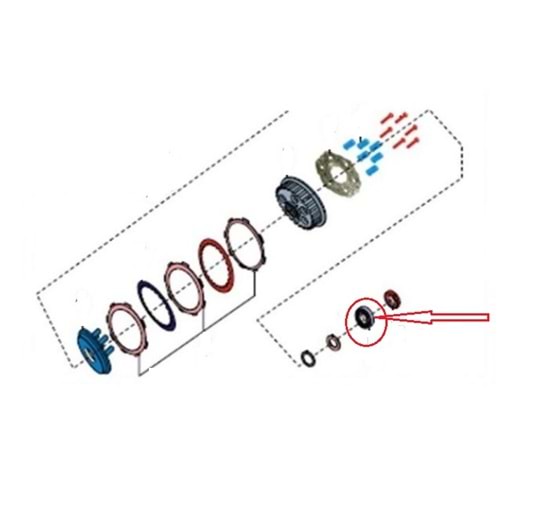 DEBRİYAJ RULMANI 6000 10x26x8 / DISCOVER 125ST / BAJAJ