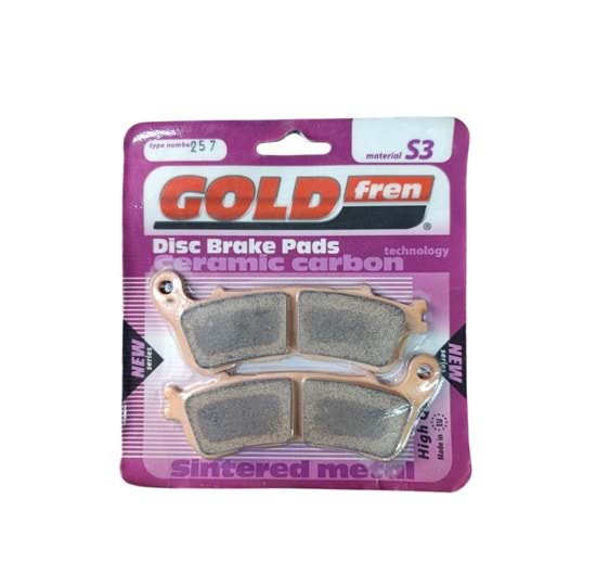 HONDA GOLDWİNG F6B / ST 1300 PAN EUROPEAN ÖN FREN BALATASI GOLD AD 257