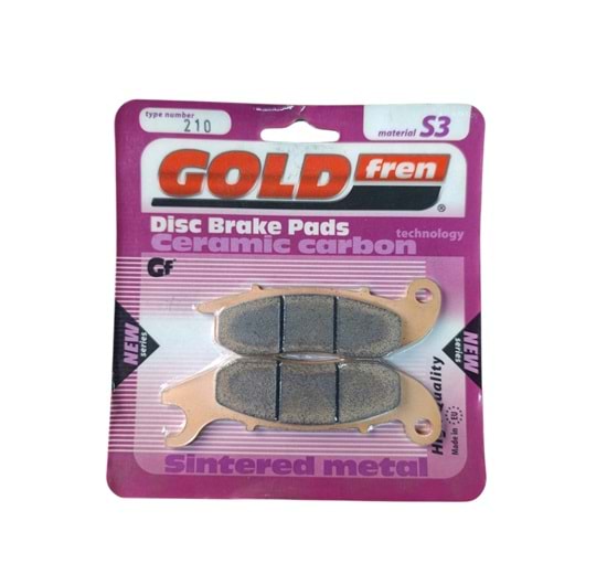 HONDA CBR 125 & INNOVA 125 & MSX 125 ÖN FREN BALATASI GOLD AD 210