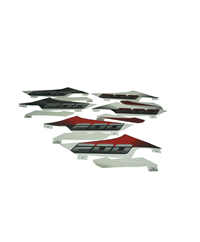 YAN PANEL ETİKETİ EURO 4 TAKIM RENK:GRİ PULSAR 200RS/BAJAJ